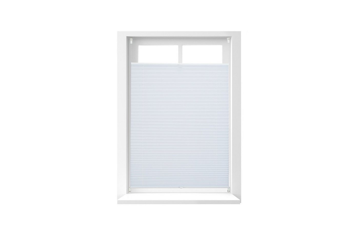 relaxdays Plissee 4 x Plissee Rollo weiß 80x130 cm relaxdays Plissee 4 x Plissee Rollo weiß 80x130 cm von relaxdays