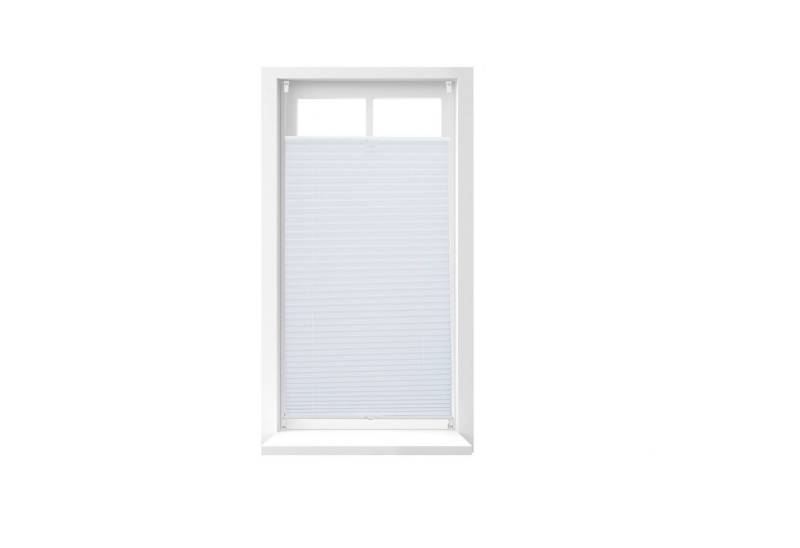 relaxdays Plissee Rollo weiß ohne Bohre, 60x130cm relaxdays Plissee Rollo weiß ohne Bohre, 60x130cm von relaxdays