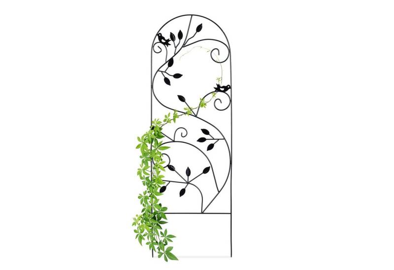 relaxdays Rankgitter Vogel, schwarz von relaxdays