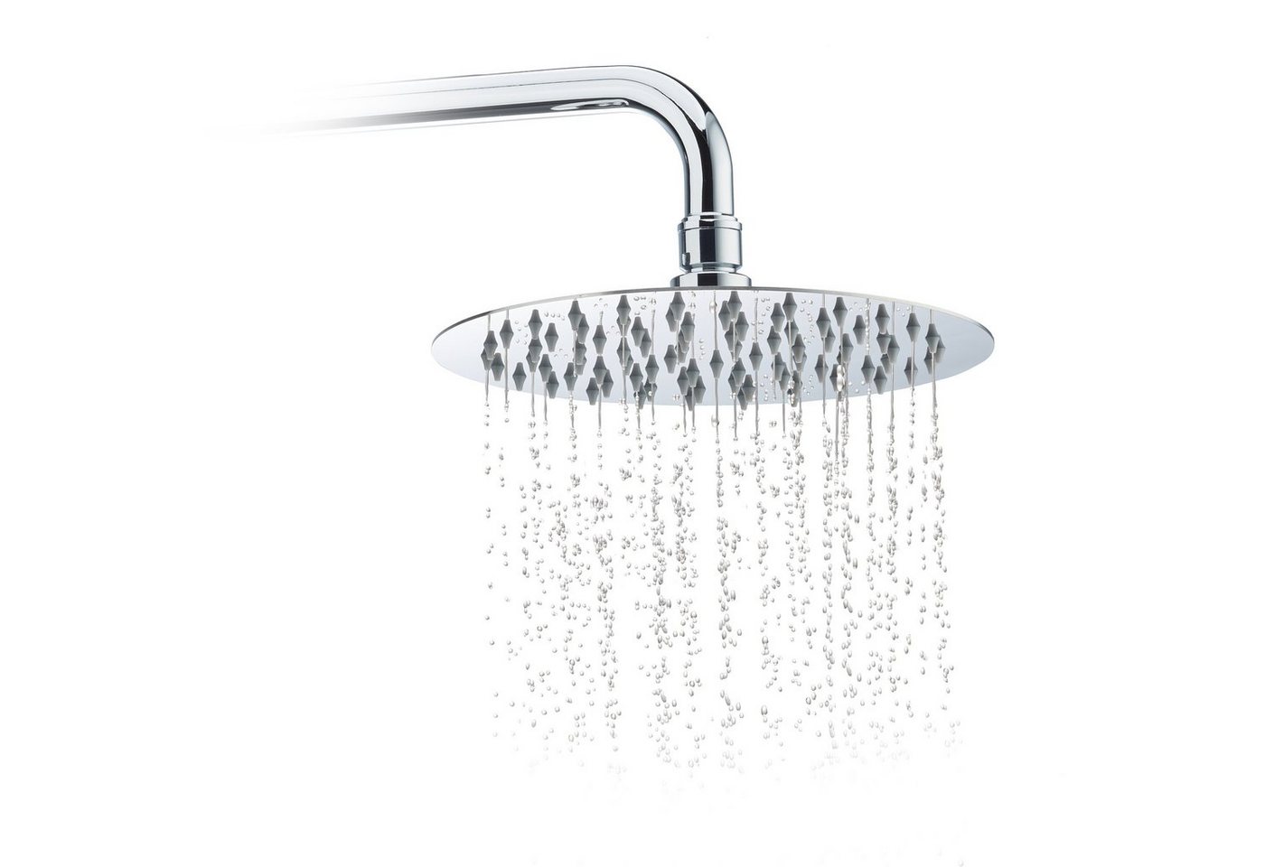 relaxdays Regenduschkopf Duschkopf Regendusche rund, 200 mm von relaxdays