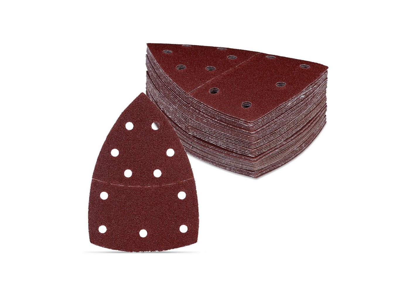 relaxdays Schleifdreieck Schleifpapier Multischleifer 50er Set von relaxdays