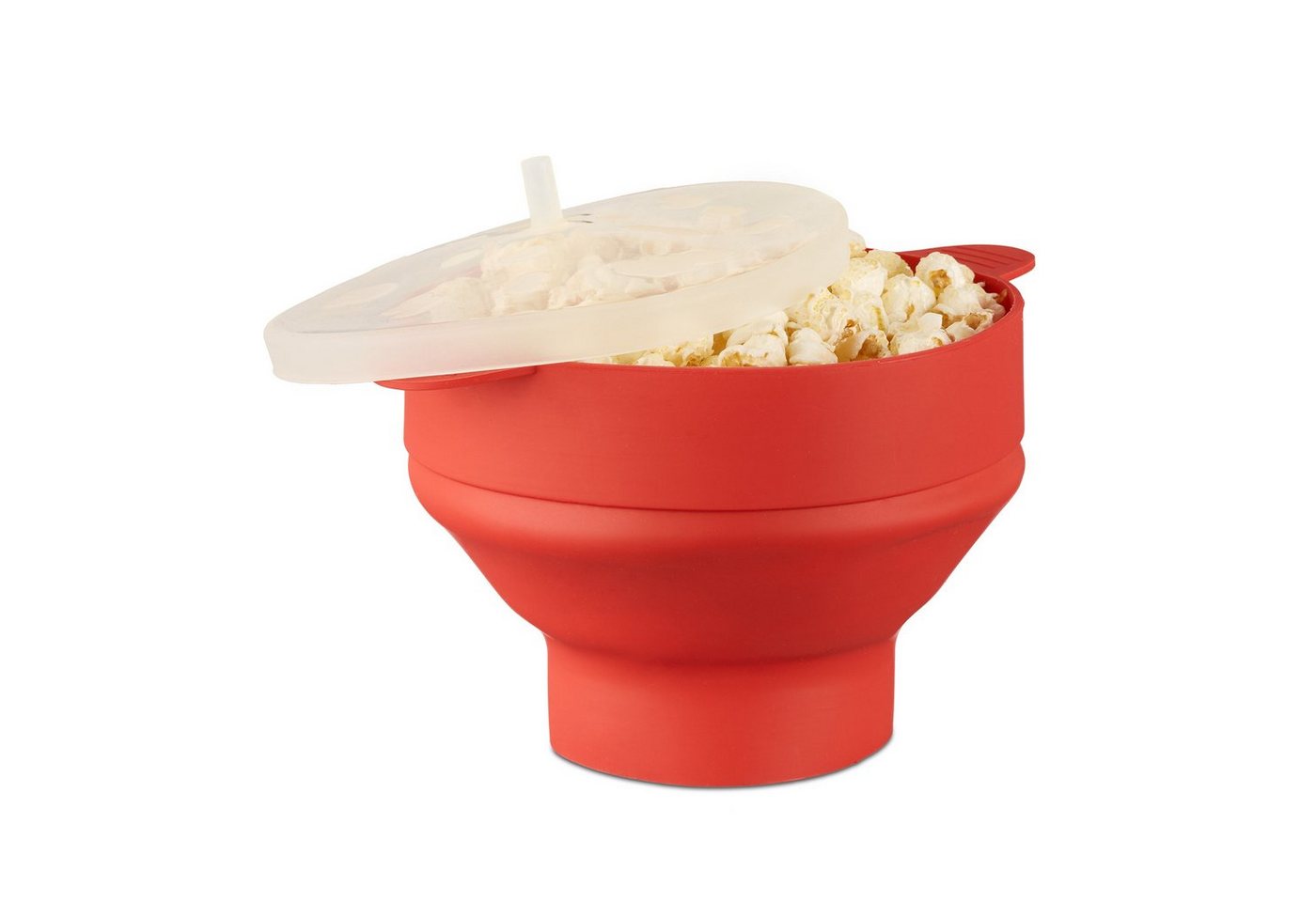 relaxdays Schüssel Popcorn Maker Silikon für die Mikrowelle, Silikon, Rot relaxdays Schüssel Popcorn Maker Silikon für die Mikrowelle, Silikon, Rot von relaxdays