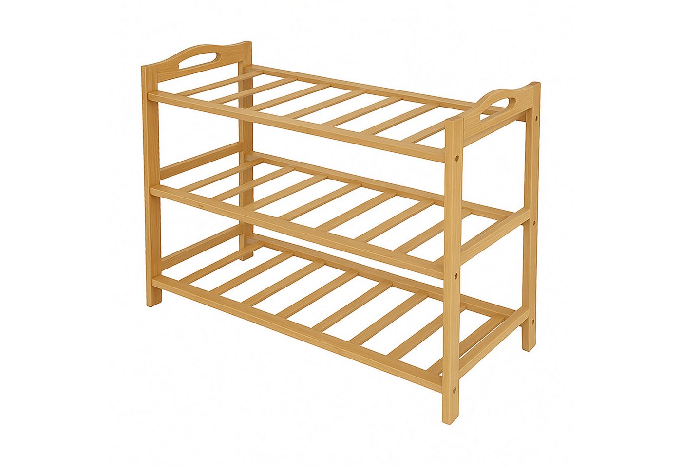 relaxdays Schuhregal aus Bambus, natur von relaxdays