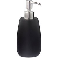 relaxdays Seifenspender 10031061_46 schwarz Polyresin 300,0 ml von RELAXDAYS