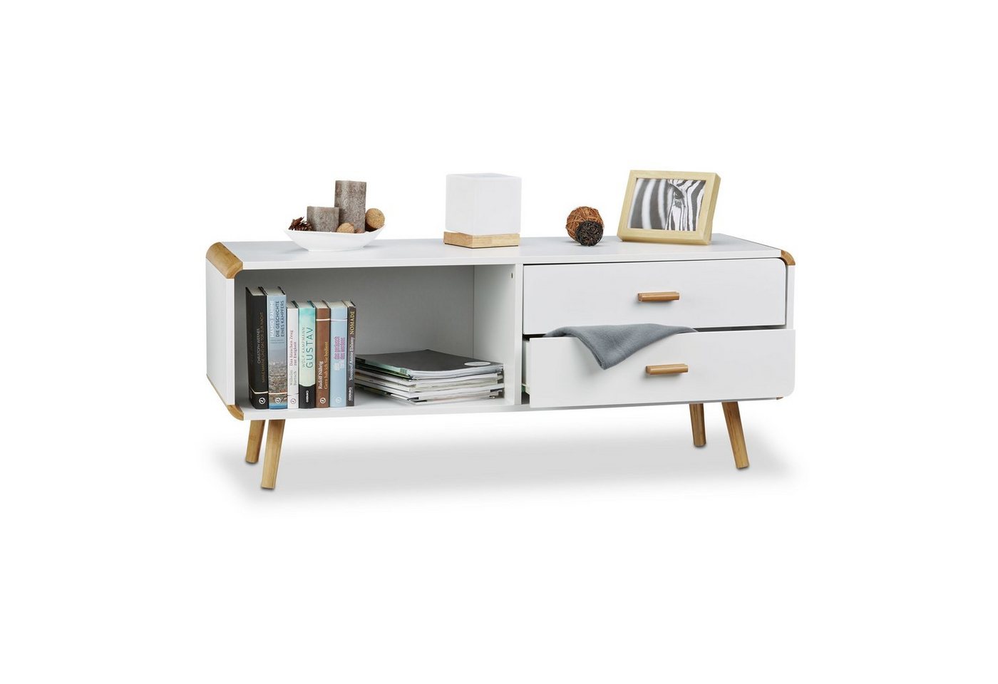 relaxdays Sideboard mit abgerundeten Ecke relaxdays Sideboard mit abgerundeten Ecke von relaxdays