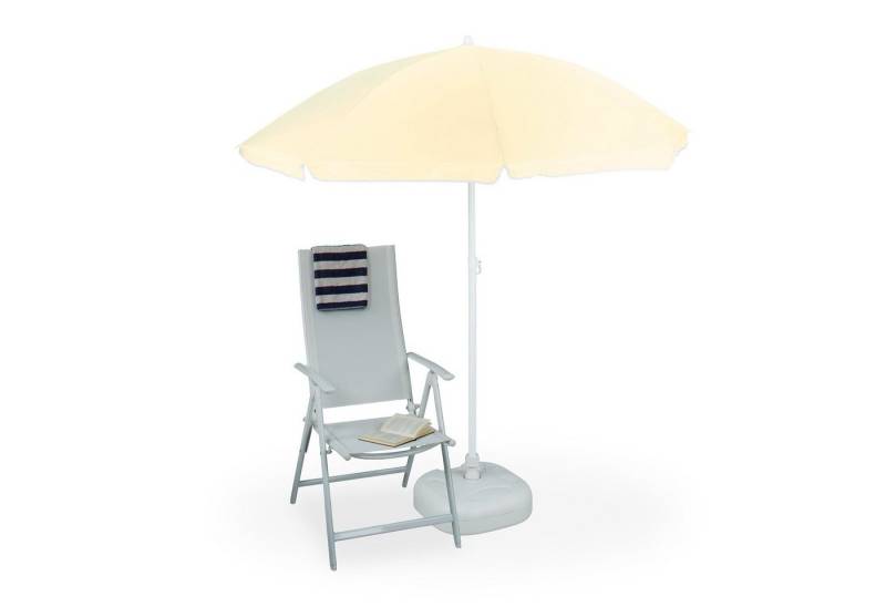 relaxdays Balkonschirm 2-tlg. Sonnenschirm Set von relaxdays