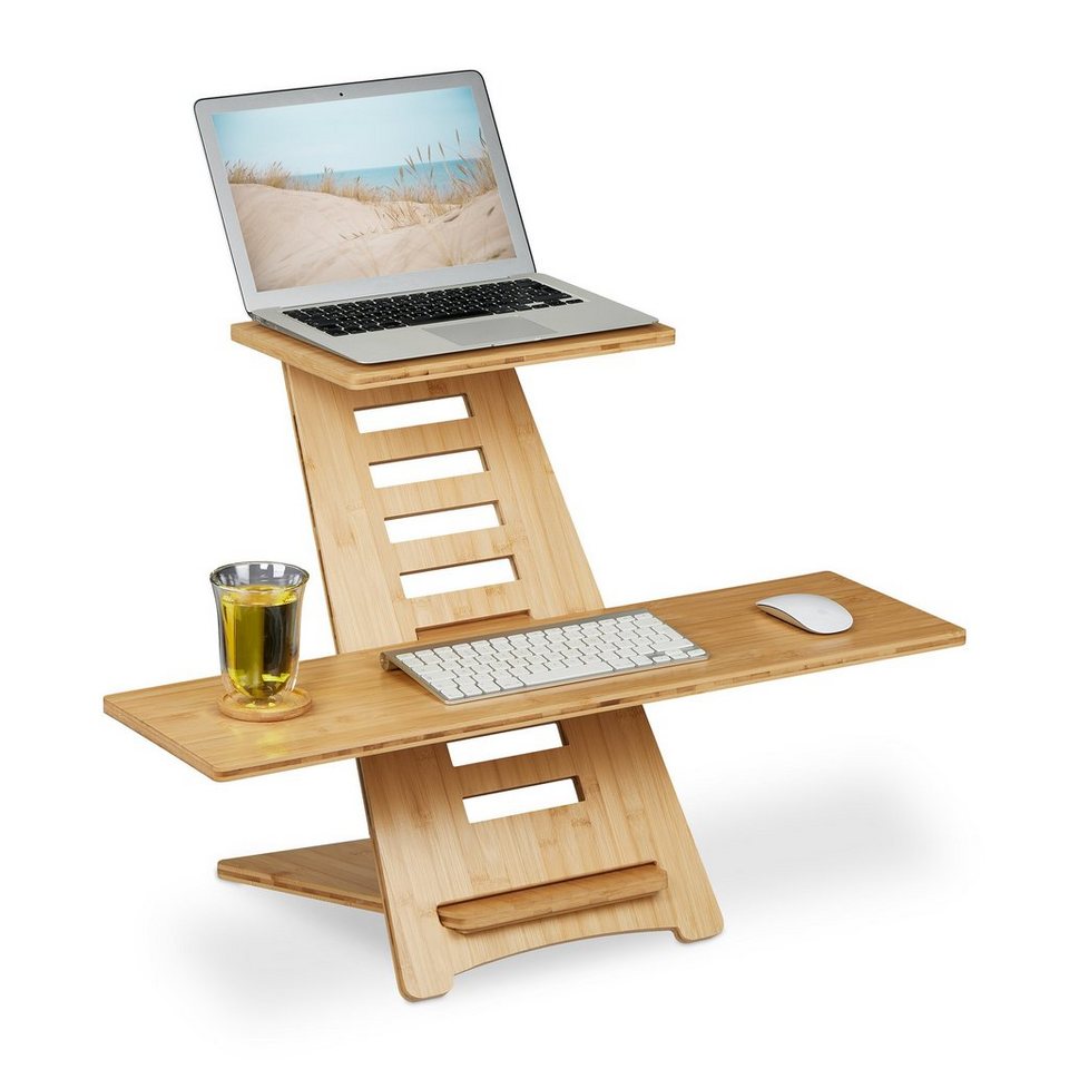 relaxdays Stehpult Stehpult Aufsatz Schreibtisch von relaxdays