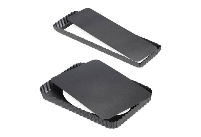 relaxdays Tarteform mit Hebeboden 2er Set von relaxdays