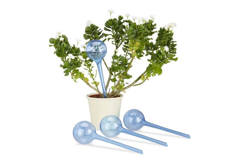 relaxdays Tropfer Bewässerungskugeln 4er Set, blau relaxdays Tropfer Bewässerungskugeln 4er Set, blau von relaxdays