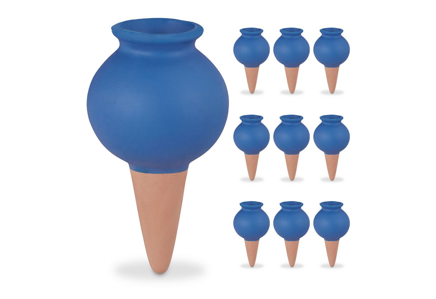 relaxdays Tropfer Tonkegel im 10er Set, (10er Set) von relaxdays