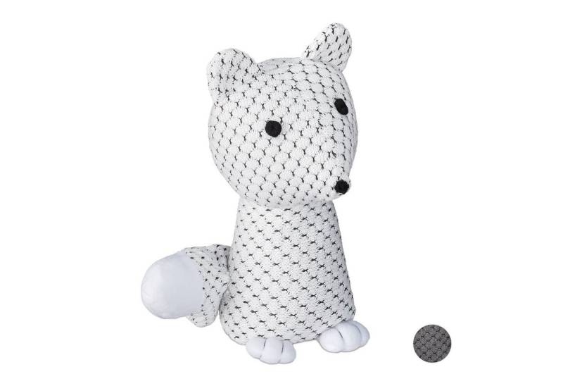 relaxdays Türstopper Stoff Türstopper Fuchs, weiß von relaxdays