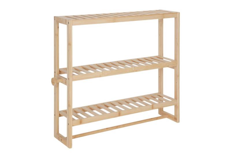 relaxdays Wandregal Bad mit Handtuchstange von relaxdays