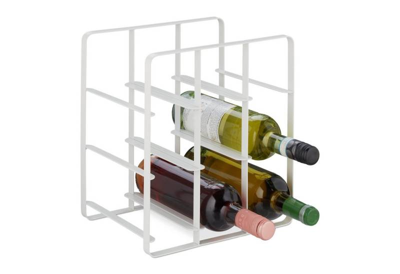 relaxdays Weinregal Metall für 9 Flasche von relaxdays