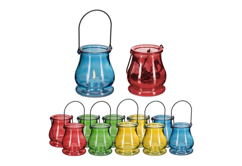 relaxdays Windlicht im 12er Set von relaxdays