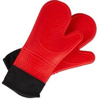 relaxdays unisex Ofenhandschuh rot Einheitsgröße 1 Paar von RELAXDAYS