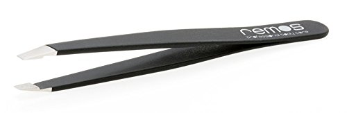 REMOS Augenbrauenpinzette Mini handgefertigt aus rostfreiem Edelstahl schwarz REMOS Augenbrauenpinzette Mini handgefertigt aus rostfreiem Edelstahl schwarz von remos professional body care
