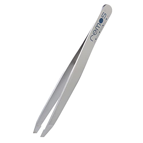 REMOS Profi Pinzette mit extra feinen Spitzen zum Zupfen der Augenbrauen - satin REMOS Profi Pinzette mit extra feinen Spitzen zum Zupfen der Augenbrauen - satin von remos professional body care