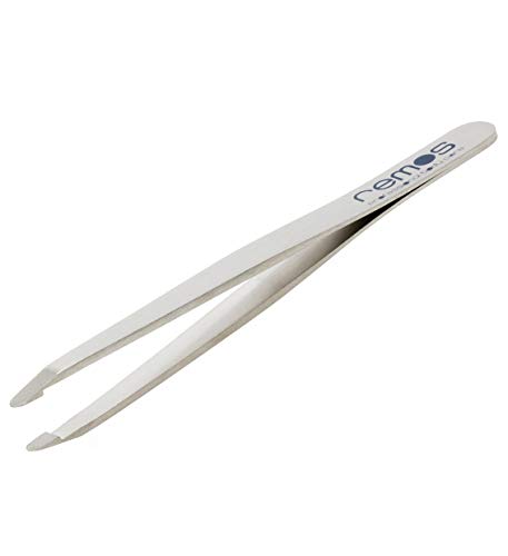 REMOS Augenbrauenpinzette mit runder Spitze aus rostfreiem Edelstahl 9,5 cm REMOS Augenbrauenpinzette mit runder Spitze aus rostfreiem Edelstahl 9,5 cm von remos professional body care