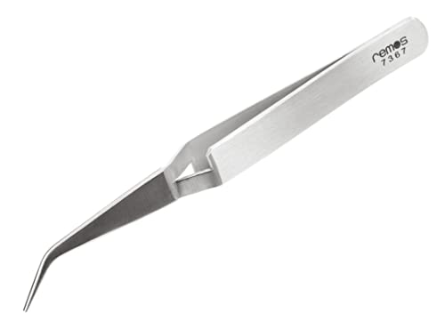 REMOS Klemm- oder Kreuzpinzette mit gebogener Spitze aus rostfreiem Edelstahl 11.5cm REMOS Klemm- oder Kreuzpinzette mit gebogener Spitze aus rostfreiem Edelstahl 11.5cm von remos professional body care