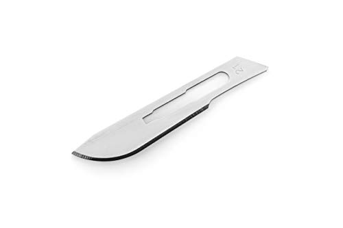 REMOS Skalpellklinge Nr. 21-10 Stück steril verpackt für Skalpellhalter Nr. 4 von remos professional body care