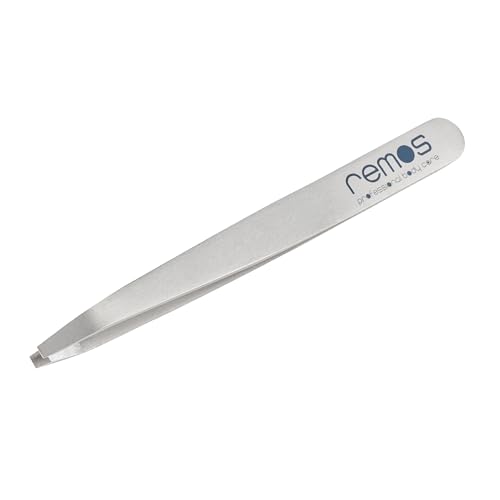 REMOS Augenbrauenpinzette aus Edelstahl mit gekröpfter, gerader Spitze 9.5 cm REMOS Augenbrauenpinzette aus Edelstahl mit gekröpfter, gerader Spitze 9.5 cm von remos professional body care