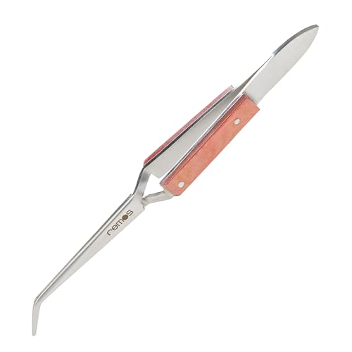 remos® Lötpinzette, gebogen, wärmeisoliert, 17 cm rostfrei von remos professional body care