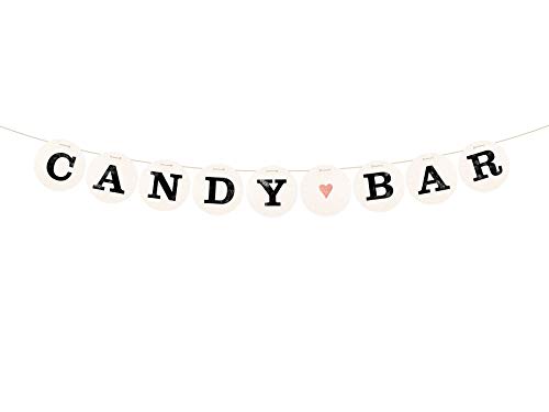 renna deluxe Candy BAR Girlande für die Hochzeit Hochzeitsgirlande für Hochzeit-Shooting Dekoration Hochzeitsdeko Sweettable Donutwall (Kupfer) | Handmade in Deutschland von renna deluxe