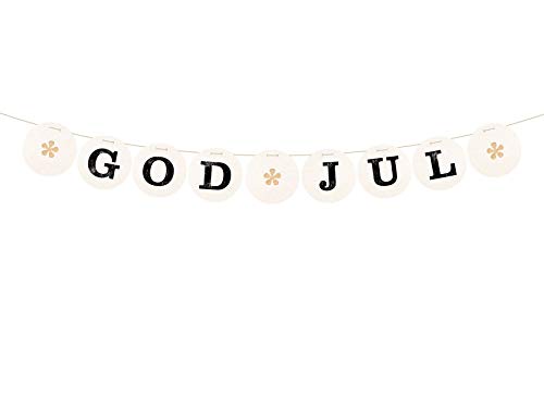 renna deluxe GOD JUL Girlande Gold Weihnachten Party Deko Feier Hohoho Weihnachtsdeko | Handmade in Deutschland renna deluxe GOD JUL Girlande Gold Weihnachten Party Deko Feier Hohoho Weihnachtsdeko | Handmade in Deutschland von renna deluxe