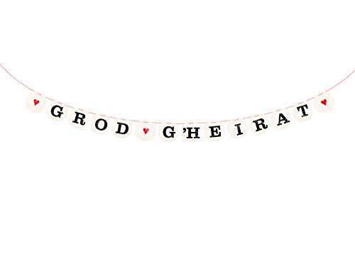 renna deluxe GROD GHEIRAT Girlande für die Hochzeit Hochzeitsgirlande für Hochzeit-Shooting Dekoration Hochzeitsdeko Geschenketisch (Rot) | Handmade in Deutschland von renna deluxe