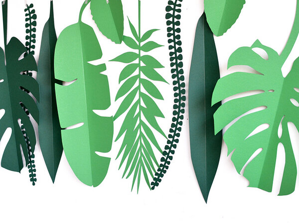 renna deluxe Tropen Monstera, Palme, Wanddekoration von renna deluxe