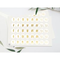Ramadan Kalender Sticker in Gold Für Den Ramazan Dekoration Handlettering Zahlen Boho Style Iftar Night Von Renna Deluxe von rennadeluxe
