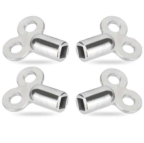 4x Heizkörper-Entlüftungsschlüssel: Schlüssel zum Entlüften von Heizungen - Universell einsetzbar für Heizkörper - Hilft Heizkosten zu reduzieren von repairr