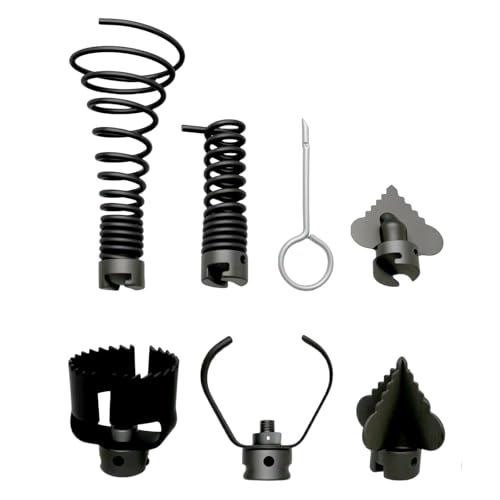 Abflussreinigungsaufsatz-Set, 30 mm, kompatibel mit K-750 K-60SE K-60SP RID-GID C-7 C-8 C-8IC C-9 C-10 und C-10IC passend für 2,2 cm Rohrabflussreinigungskabel (1 3/16 Zoll), 6 Stück von repustor