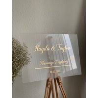 Willkommensschild in Milchglas Optik/Empfangstafel Für Verlobung Henna Hochzeit. Besondere Anlässe Personalisiert 40x60cm Willkommensschild in Milchglas Optik/Empfangstafel Für Verlobung Henna Hochzeit. Besondere Anlässe Personalisiert 40x60cm von resindella