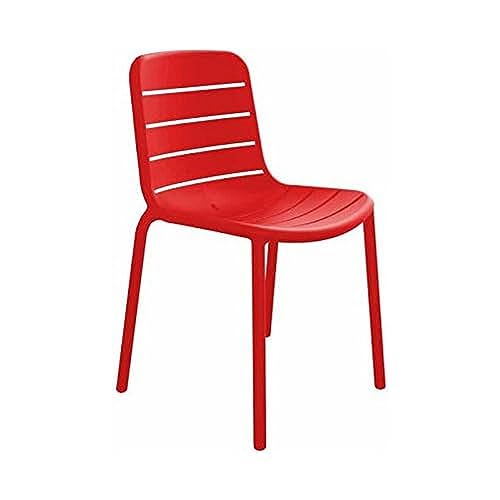 resol Gina Ohne Arme 52x52.3x80.5 cm rot von Resol