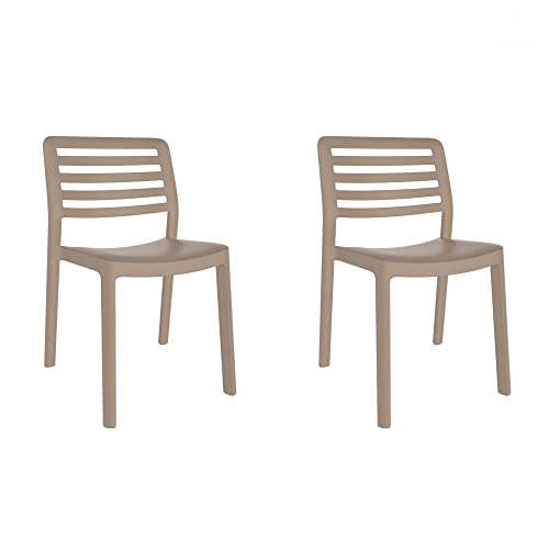 resol grupo GARBAR Wind Set 2 Stühle, für den Innenbereich, Außenbereich | Garten, Terrasse, Balkon, Wohnzimmer, Küche, Esszimmer | Design, leicht, stapelbar | Sand resol grupo GARBAR Wind Set 2 Stühle, für den Innenbereich, Außenbereich | Garten, Terrasse, Balkon, Wohnzimmer, Küche, Esszimmer | Design, leicht, stapelbar | Sand von resol grupo