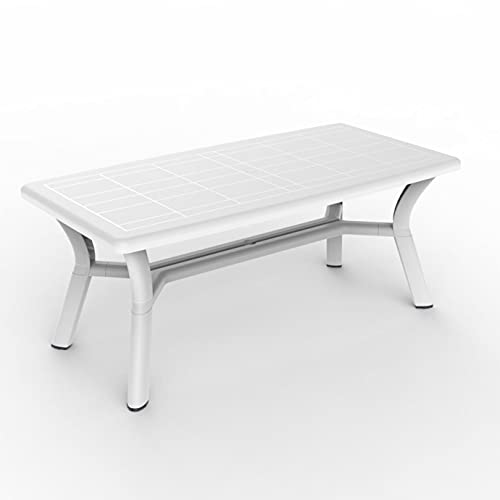 resol grupo Orquidea 180x90 Rechteckiger Gartentisch für draußen, Kunststoff, weiß, 180 x 90 x 74 cm resol grupo Orquidea 180x90 Rechteckiger Gartentisch für draußen, Kunststoff, weiß, 180 x 90 x 74 cm von resol grupo