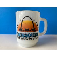 Missouri Anker Hocking Feuerkönig Tasse von retrOKC