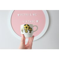 1960S Atomic Pilz-Becher Retro Floral Kitsch 1960S Atomic Pilz-Becher Retro Floral Kitsch von retroandme
