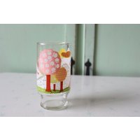 Retro 1970Er Jahre Daisy Flower Juice Glassretro Küche. Tolle Glaswaren. Abgefahren. Trinken. Dienen. Baum. Kitschig. Niedlich. Modell Land. Schäbig von retroandme