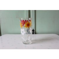 Retro 1970Er Schmetterling Blume Saftglas Daisy. Retro Küche. Groovy Glaswaren. Funky. Trinken. Dienen. Urlaub. Kitsch. Kawaii. Mod. Geschenk von retroandme