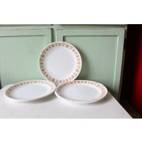 Vintage Corelle Teller 5Er Set Floral Usa Made | 10 Inch von retroandme