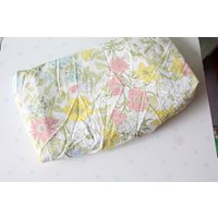 Vintage 1970Er 1980Er Retro Floral Flat Sheet... Vollbettwäsche. Kinder. Mädchen. Pastell-. Süß. Zimmer Dekor. Rosendruck. Rosa Geblümt von retroandme