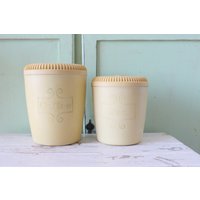 Vintage 1970Er Jahre Tee Und Kaffee Dosen - Retro Küchen Set von retroandme