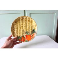 Vintage Obstteller Aus Den 70Er Jahren Retro Küchendeko 22 cm von retroandme