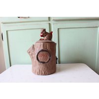 Vintage Eichhörnchen Keksdose 1970Er Jahre Kitsch Küche Dekor von retroandme