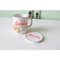 Vintage Greatest Grandma Kaffeetasse Mit Deckel 1970Er Jahre Porzellan Vintage Greatest Grandma Kaffeetasse Mit Deckel 1970Er Jahre Porzellan von retroandme