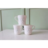 Vintage Blumen Kaffeebecher 3Er Set Retro Küchen Dekor von retroandme