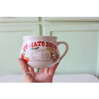 Vintage Tomaten Suppe Becher Retro Schüssel ... Tasse. Trinken. Kaffee. Tee. Hell. 1970Er Jahre. 1960Er Kitsch. Servieren. Suppe. Essen. Pilz von retroandme