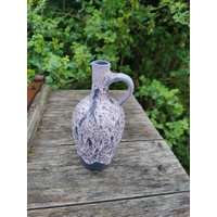 Ausgefallene Mid Century Gramann Tönnishof Vase Aus Der Ostdeutschen Keramik, Fat Lava Ära von retroflowerpower